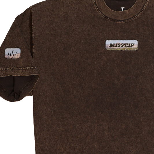 MISSTEP BROWN TEE
