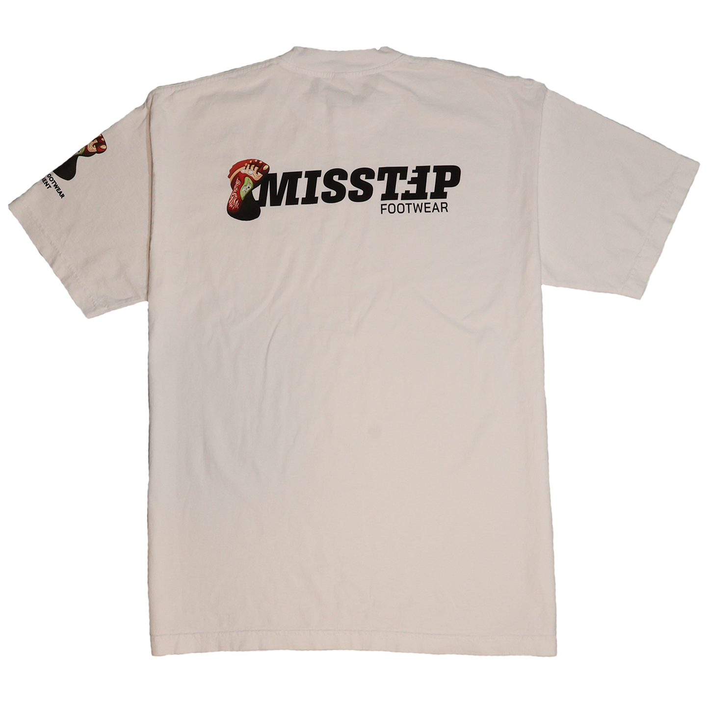 MISSTEP 3D FOOT TEE WHITE