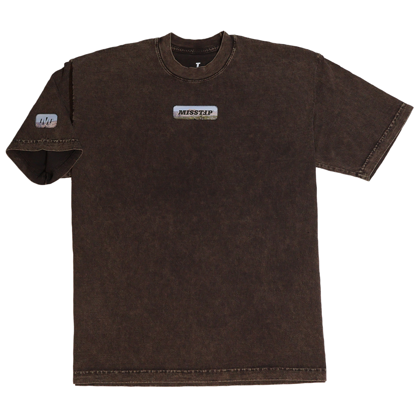 MISSTEP BROWN TEE