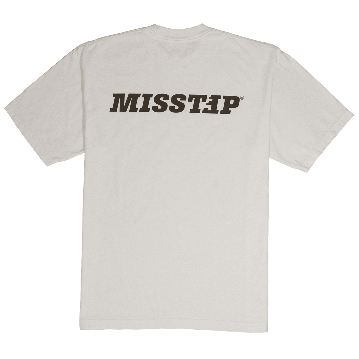 MISSTEP NEGATIVE M TEE OFF WHITE