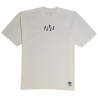 MISSTEP NEGATIVE M TEE OFF WHITE