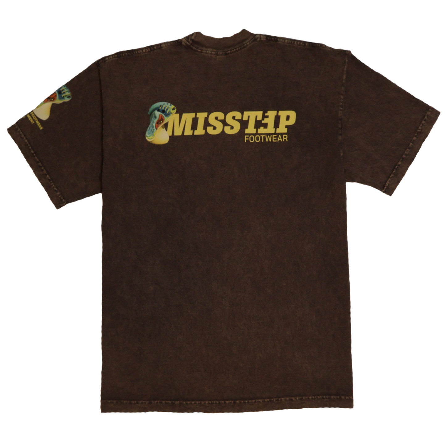 MISSTEP 3D FOOT TEE BROWN