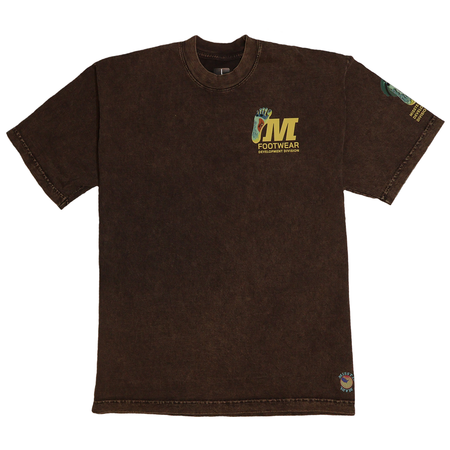 MISSTEP 3D FOOT TEE BROWN