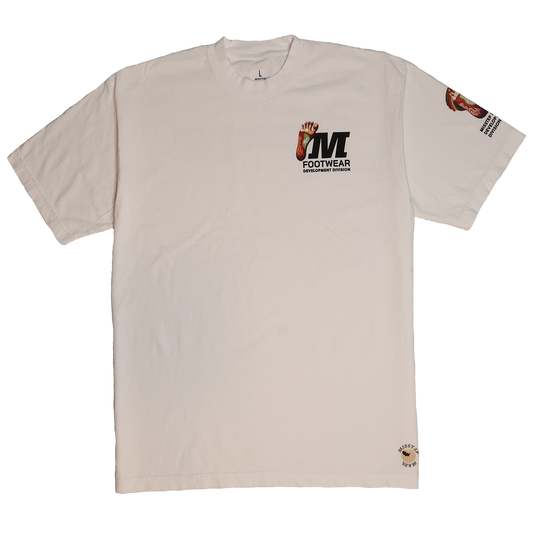 MISSTEP 3D FOOT TEE WHITE
